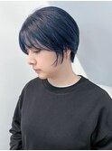 ショートおくれ毛前髪カット美髪顔周りレイヤー_ba550821