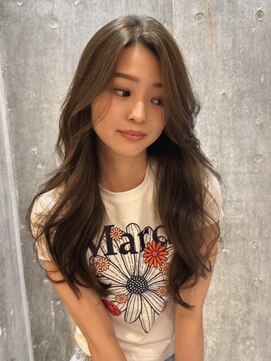 グローブス オモハラ(THE GLOBES OMOHARA) レイヤーカット　ブラウンベージュ　美髪矯正