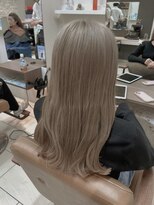 ミューク ハッピーヘアライフ 寺田町北口店(ｍieuxque happyhairlife)&nbsp;ショートボブくびれヘアアプリコットオレンジタッセルボブ