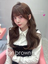 ボタン シブヤ(VOTAN SHIBUYA)&nbsp;アッシュブラウン/韓国ヘア/渋谷/レイヤー/顔まわり