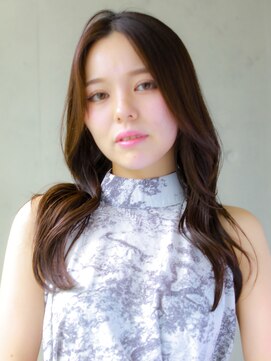 ヘアサロン ガリカ 表参道(hair salon Gallica) 【風香】ゆる巻きレイヤーロング×ナチュラルブラウン