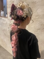 ヘアダイニング ボア(hair dining BoA's)&nbsp;【MINORI】お祭りヘア/編みおろしヘア/ヘアアレンジ