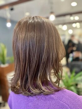 ディツアー(DETOUR)の写真/白髪ぼかしや明るく染めたい方にオススメです！ちょっと気になりだした白髪も自然に馴染むようご提案◎