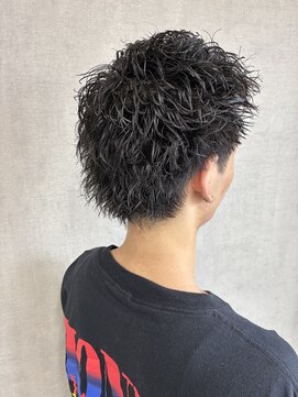 トリコ(ToricO) スパイキーショートピンパーマ　ソフトツイストメンズパーマ