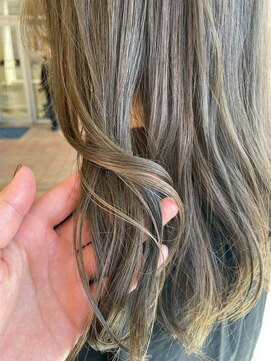 髪質改善/顔周りレイヤーカット/グレージュ[千葉/千葉駅]