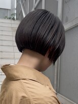 ニコ トウキョウ(nico TOKYO)&nbsp;20代30代ミニボブ切りっぱなしボブぱっつん前髪シースルー顔周り