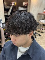 ボンドストーリールミエール(Bond Story lumiere)&nbsp;波巻きパーマ波巻きスパイラルシャドウパーマ無造作マッシュ