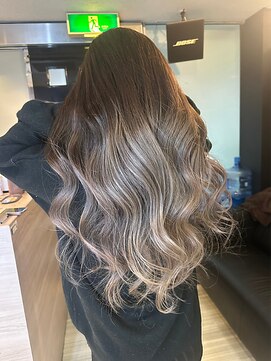 外国人風グラデーション/透明感/アッシュブラウン