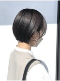 10代/20代/ショートボブ/暗髪スタイル/ツヤ髪スタイル/ボブ