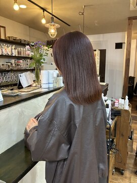 アンフルール(Un Fleur) ピンクブラウンカラー