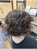 グラデーションボブスタイルパーマ