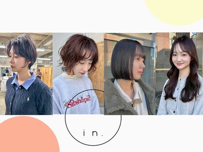 イン(in.)の写真