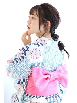 シロフ シブヤ(shirof shibuya) 【20代30代40代】浴衣ヘアセット×編み下ろしアレンジ