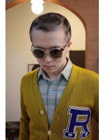 エディ(Edy)&nbsp;刈り上げスキンフェード外国人風眉毛カットメンズサロン岡山