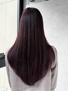 ノアル 大宮店(NOAHL) ワインレッド／暖色カラー／ロング　M