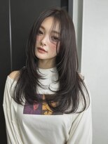 アンサ 小倉店(ANSA) シースルーバング×レイヤーロング