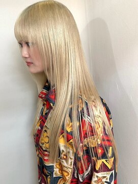 アルテヘアー(arte HAIR) 【arte HAIR】ブロンド/ロングヘア/ストレート