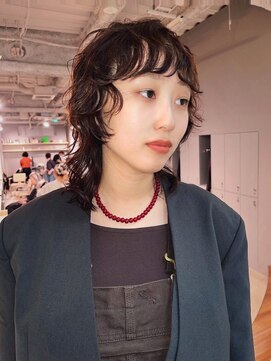 ユルクメゾンシティ 名古屋(JURK MAISON CITY) 名古屋/ダークパープル/ナチュラルショート/ミルクブラウン/夏