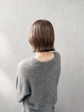 フランチェスカドットボブ(francesca.bob) 外ハネボブ×ブラウンベージュ【渡辺俊弥】梅田