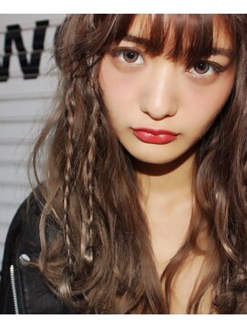 ソルトウォーター(SALT WATER) 須崎亮太　シースルーバング × オリーブアッシュ