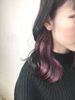 トリコ 梅田茶屋町店(trico) オシャレ度アップ◎インナーカラー 【トリコ梅田茶屋町店】