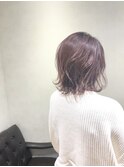 【Quartett】外ハネレイヤー ピンクアッシュ