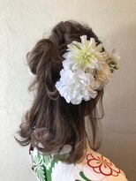 ナチュラルサロン ヌース(natural salon Nous) ふんわりハーフアップ