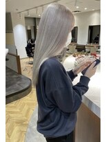 ロンドルーチェ 心斎橋(Lond luce)&nbsp;ダークアッシュ/ミディアムレイヤーカット［髪質改善/縮毛矯正］