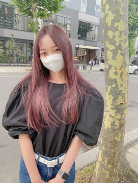 レミー(Remii) ピンクベージュ×ラフロング【Remii大通】