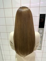 ロンドルーチェ 心斎橋(Lond luce)&nbsp;ダークアッシュ/ミディアムレイヤーカット［髪質改善/縮毛矯正］