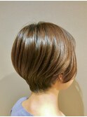 【20代30代40代】ウォームショートボブｘイルミナカラー