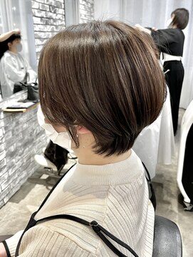 クロト(Clotho) ショートボブ/髪質改善縮毛矯正白髪ぼかしレイヤーカラーボブ
