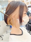 インナーカラーイヤリングカラーハイトーン×韓国【横浜】