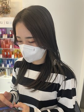 アヴァンスアンス 広島袋町店(AVANCE.ens) イヤリングカラー×シルバーベージュ