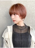 ショート×顔周り×美髪×前髪×イメチェン×耳かけ×マッシュ