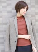 【buZon ブゾン】丸みショート×ナチュラルブラウン