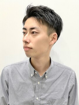 トルネード(TORNADO) ビジネスショート アップバングツーブロ バーバーカットM1202