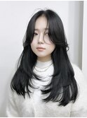 透明感ダークグレージュワンホンヘア髪質改善オルチャンヘア