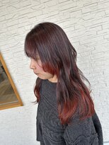 ラウレア(Laule'a) ウルフロングでデザインカラー