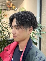 オーガル 栄店(ORGAR)&nbsp;ツイストスパイラルパーマサイドグラデーションセンターパート