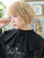 カバーヘア ブリス 大宮西口(COVER HAIR bliss) ■ダブルカラーくせ毛ショートマッシュボブ401★大宮10代20代