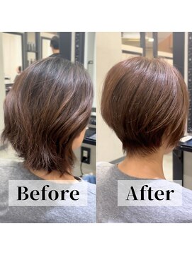 エス 天満扇町(esu) AH61小顔ショート/美髪矯正ショート/くびれショート