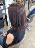 髪質改善カラーピンクラベンダー☆