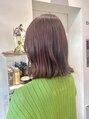 ヘアエジェリプリム (hair&spa egerie prime) 柔らかく艶のあるカラーとボブで重たさ軽減！
