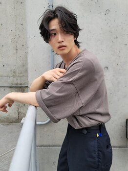 レイア(Leia)の写真/メンズカット+パーマ！清潔感×デザインで男性からの支持もUP！再現性の高いStyleをご提案*辻堂