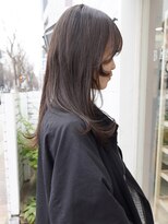 ビュートリアム 福岡(BEAUTRIUM)&nbsp;顔まわりレイヤーカット/ブリーチ無しハイライトカラー