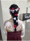女性らしいフェミニンな卒業式スタイル