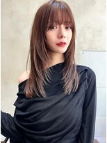 cheri銀座大人チョコレートブラウン×韓国風レイヤー