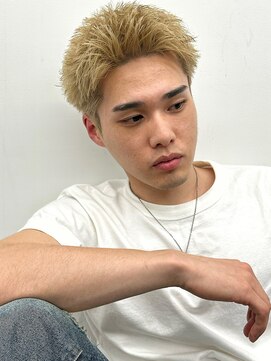 ロンドガルマン 名古屋(Lond GULLMAN) 【Lond GULLMAN江村】ブロンドスパイキーショート