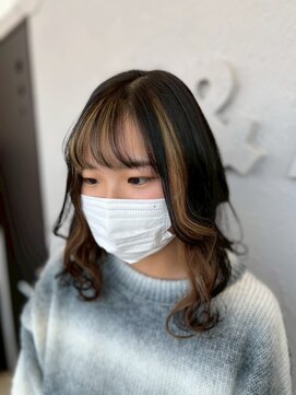 ヘアショップエヌアンドエー 久喜 栗橋店(hairshop N&A) 韓国風抜け感◎フェイスフレーミング×くびれミディ/ブリーチ